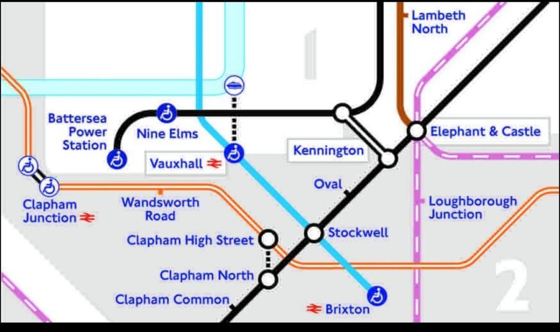 Central Location! Double Bedroom 2 Mins Walk From Battersea Power Underground Station! Лондон Екстер'єр фото